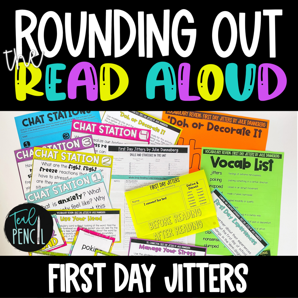 Rounding Out the Read Aloud cover for First Day Jitters