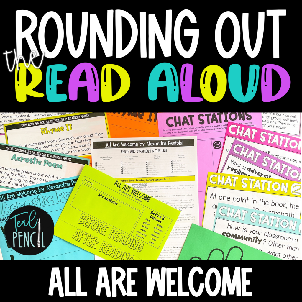 Rounding Out the Read Aloud cover for All Are Welcome